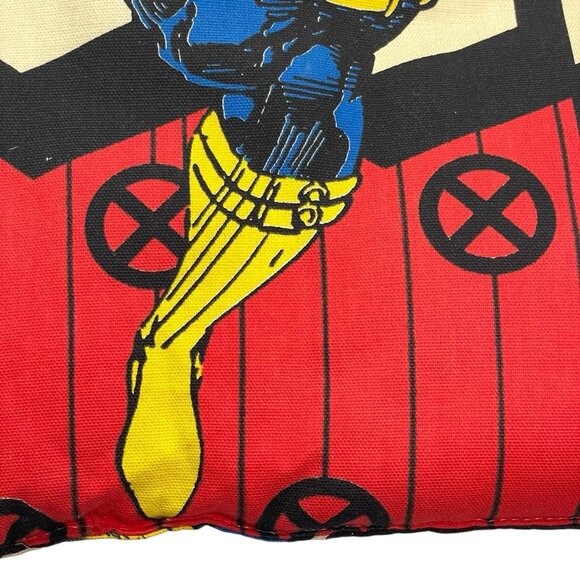 Vintage 1994 X-MEN Mutant Gear Cyclops Bedding Pillow Marvel Comics - Picture 4 of 9